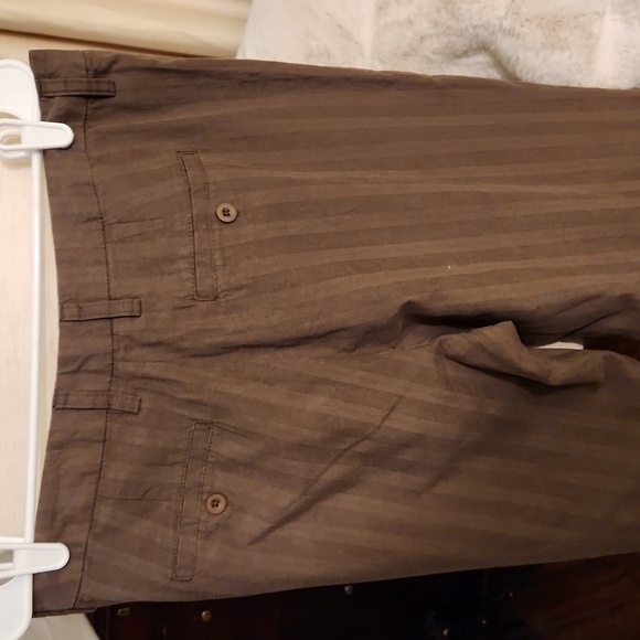 NWT Kut Olive Green Striped Pants-Size 10​​​​​​​ - Picture 5 of 6